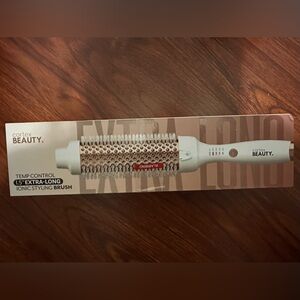 Cortex Beauty 1.5” Extra Long Ionic Styling Brush Temp Control Hair Tool NEW